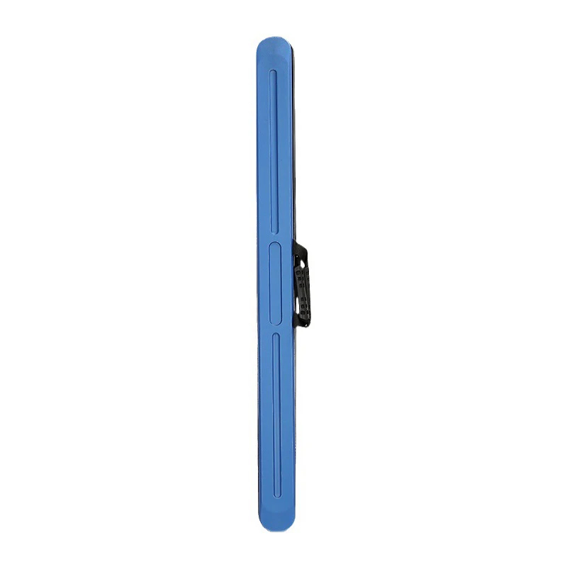 Estuche rígido azul para cañas de pescar